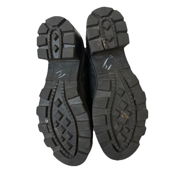 Charles‎ David Jessy Italian Leather Combat Boots Woman's Size 8 (38) - Picture 7 of 9